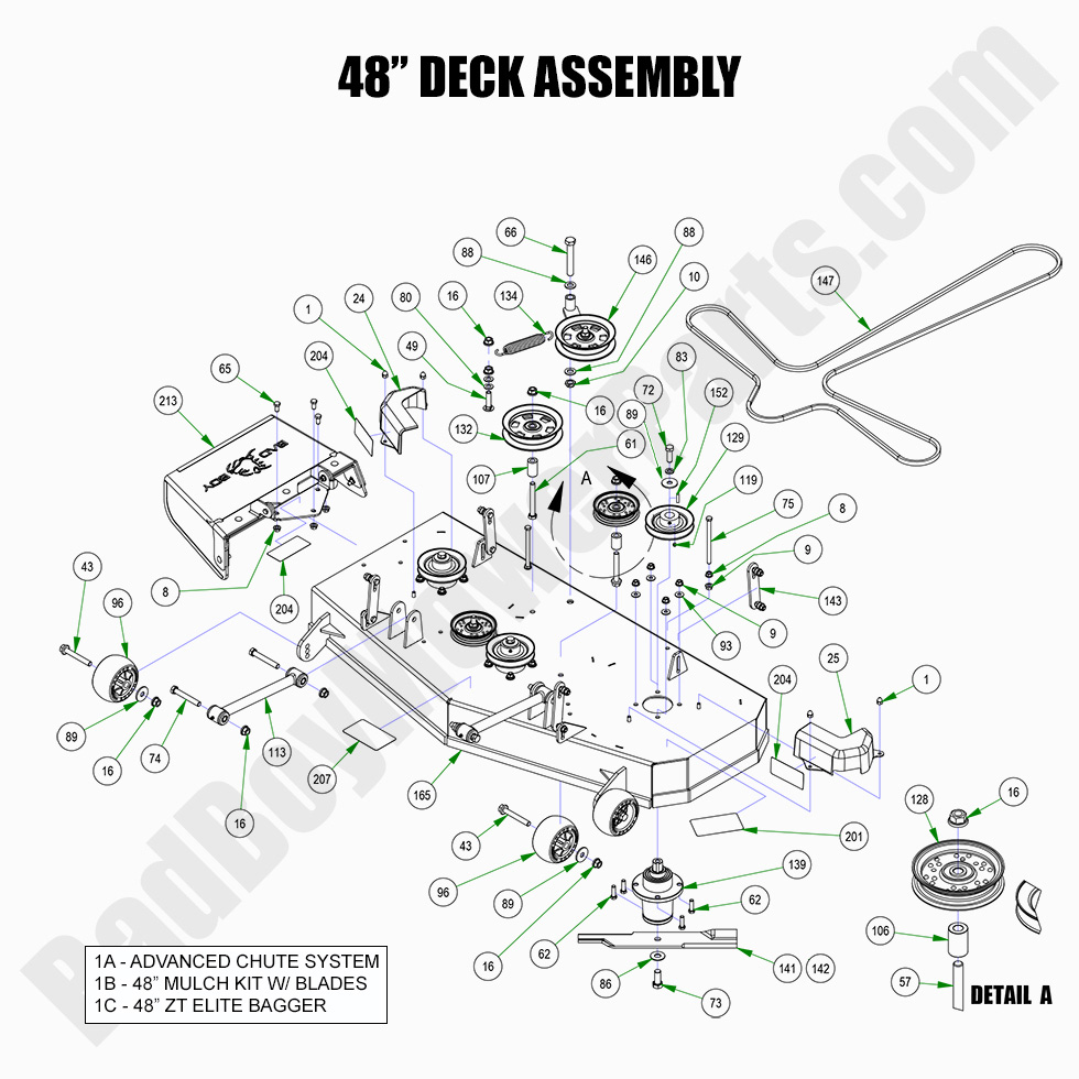 2962 - Bad Boy Mower Parts Lookup > 2022 > ZT Elite > 48\" Deck Assembly